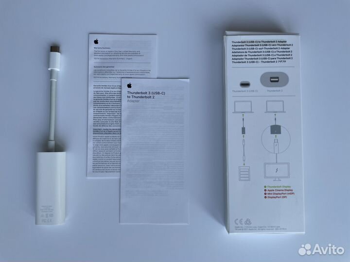 Адаптер Thunderbolt 3 (USB-C) - Thunderbolt 2