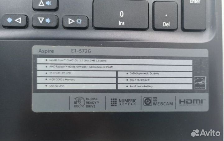 Acer aspire E1 572G/ Core i3/ 4GB