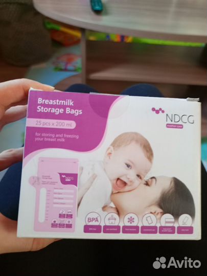 Молокоотсос ручной+пакеты для молока