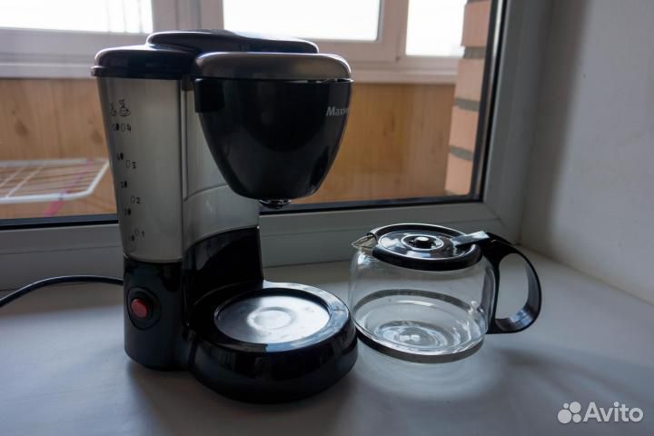 Капельная кофеварка Maxwell mw1660 bk