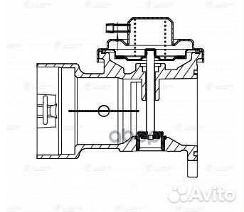 Клапан EGR VW Transporter T5 (03) 1.9D (lveg 1