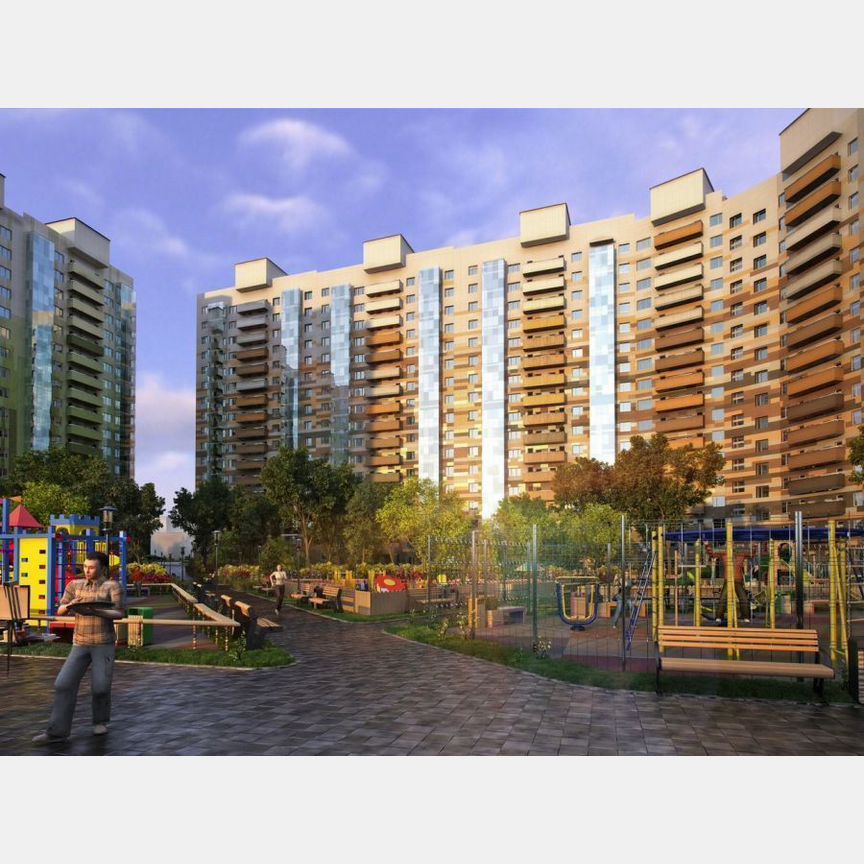 1-к. квартира, 40,7 м², 11/17 эт.