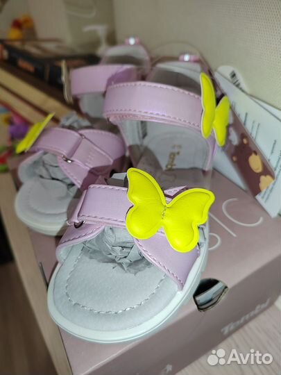 Новые босоножки открытые для девочек 25 26