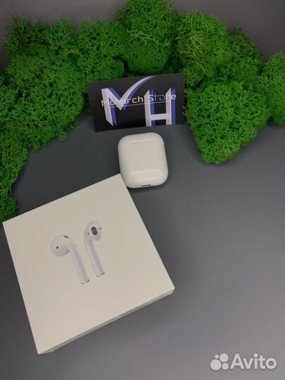 Наушники AirPods 2 + чехлы в подарок