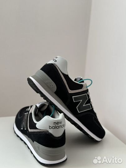 Кроссовки New Balance NB 574 Black (Оригинал)