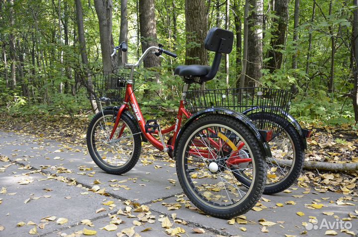 Велосипед для дачи и прогулок трехколесный