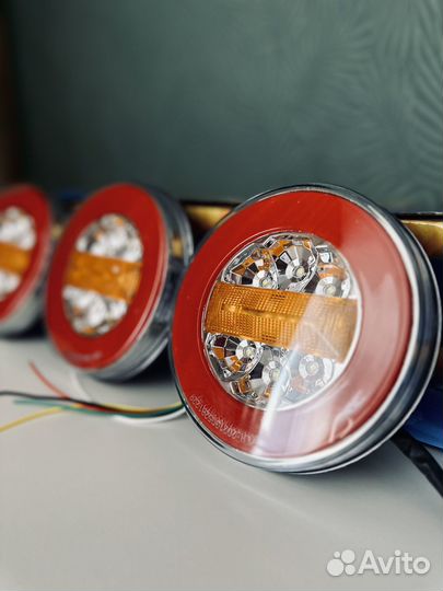 Задние круглые фонари Газель,Фура,Прицеп