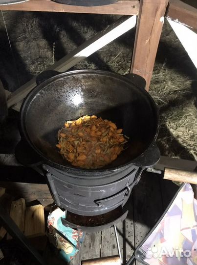 Казан 8 литров настоящий узбекский