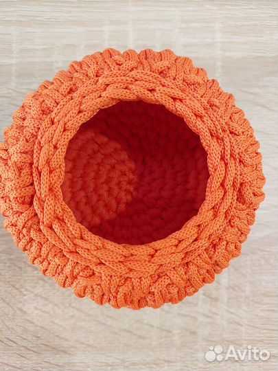 Вязанная шкатулка 