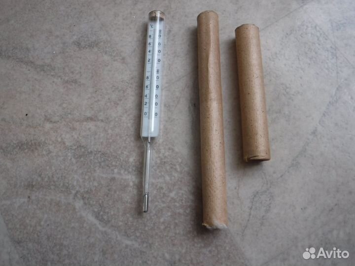 Градусник ртутный СССР лабораторный