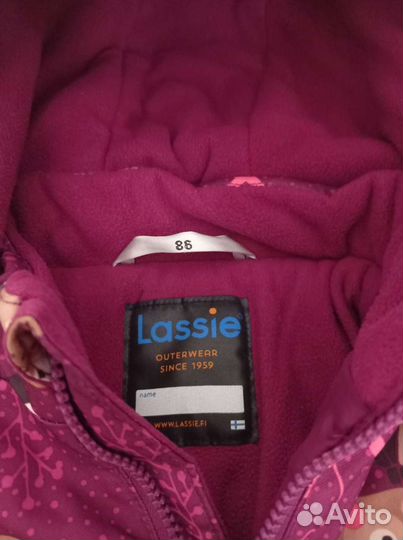 Зимний комбинезон для девочки рост 86