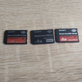 Карты памяти Sony memory stick pro duo