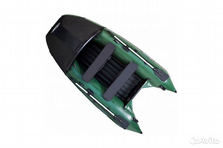 Лодка пвх Gladiator E350 PRO зеленый