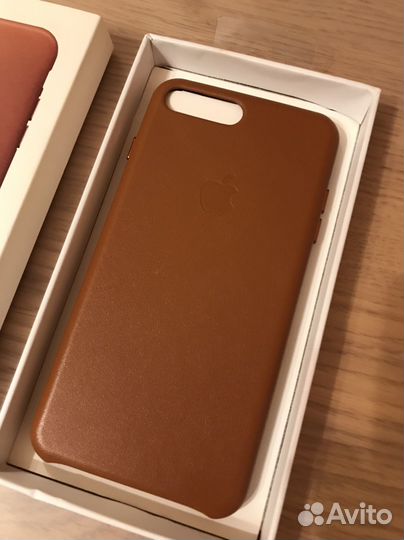 Чехол на iPhone 7 8 plus Leather Case