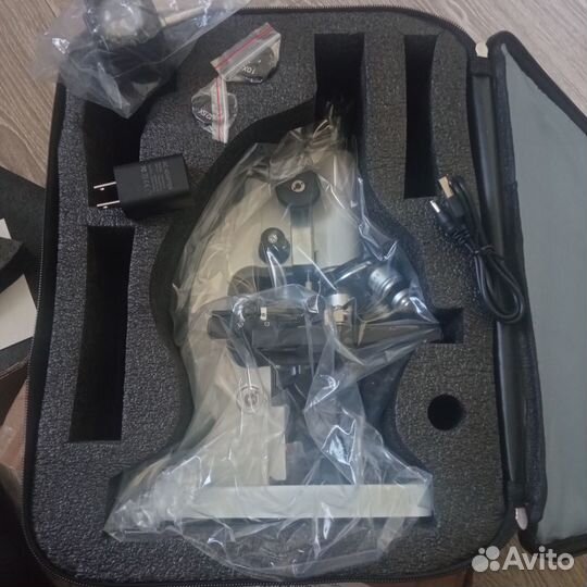 Новый микроскоп лабораторный 40х-1600х