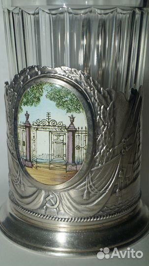 Подстаканник эмаль СССР