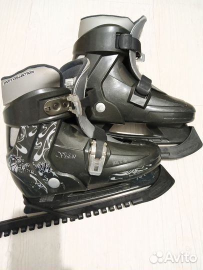 Коньки детские раздвижные 30-33р. и 34-37р