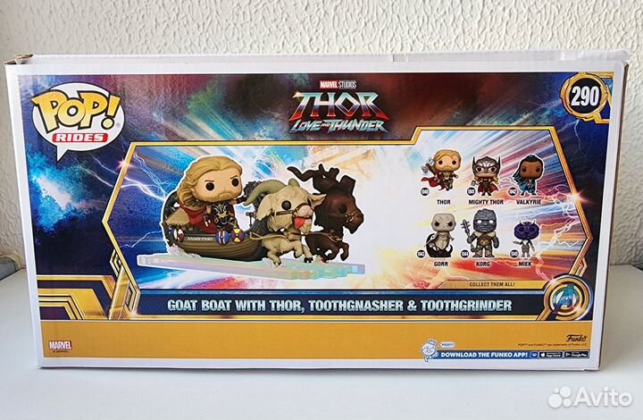 Funko POP Rides Goat Boat with Thor 290