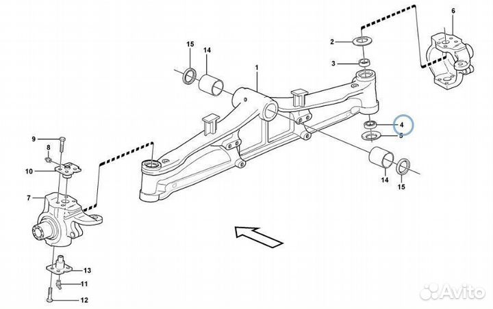 87417600 Подшипник шкворня сферический