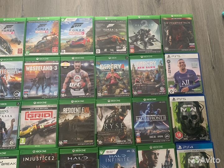 Игры на xbox one s диски