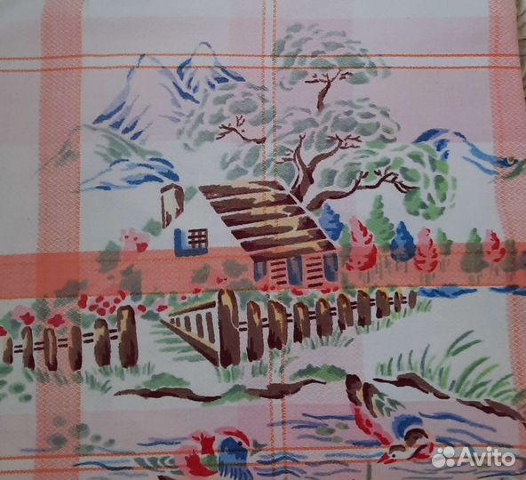 Скатерть старинная китай