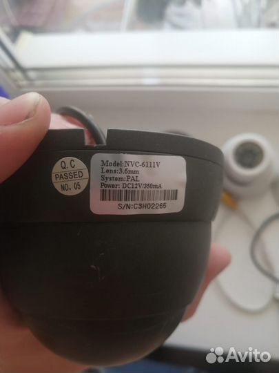 Камера видеонаблюдения купольная