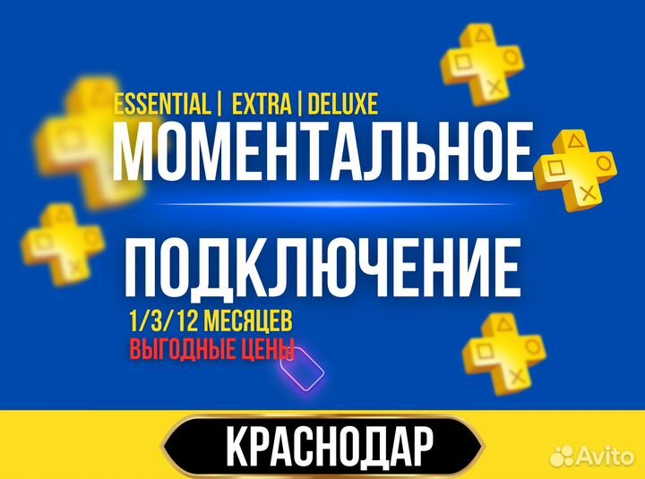Подписка PS Plus / Люксовая