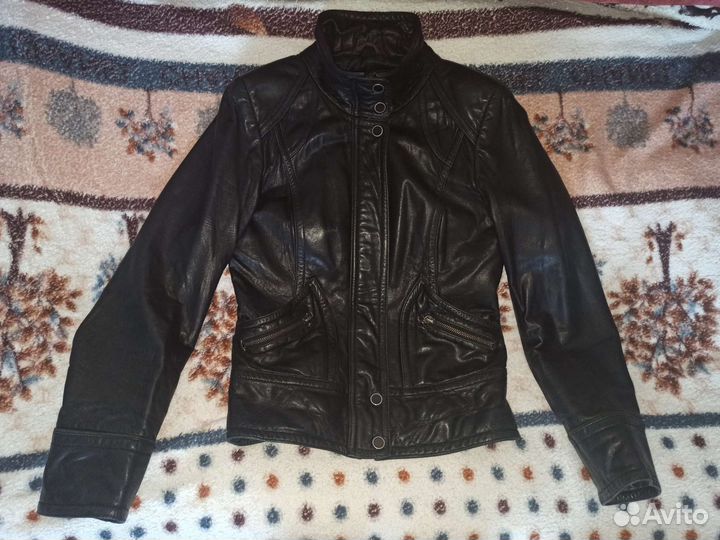 Куртка кожаная женская