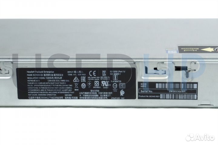 Блейд-сервер HP BL460с gen10 (2x Gold 6138/384Gb)