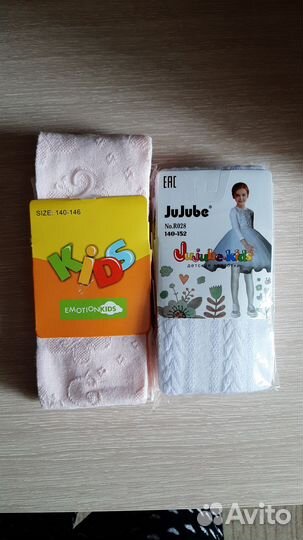Колготки новые 140 146