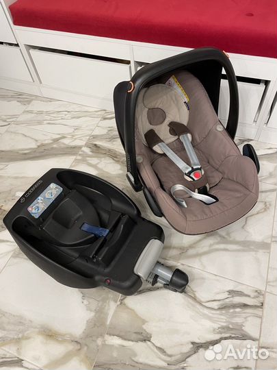 Автолюлька maxi cosi pebble с базой