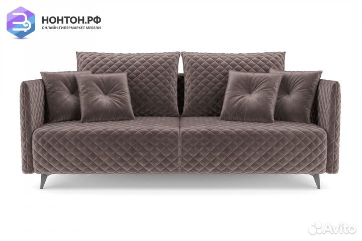 Диван тик-так Вашингтон светло-коричневый