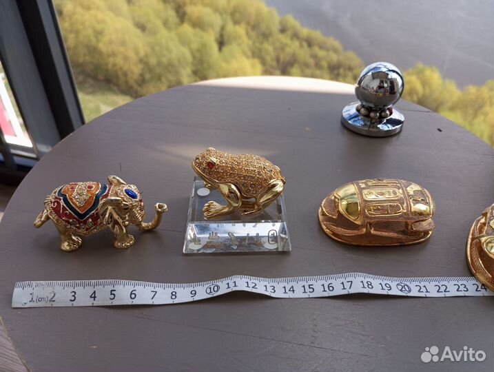 Сувениры из Египта - лягушка-шкатулка, скарабеи