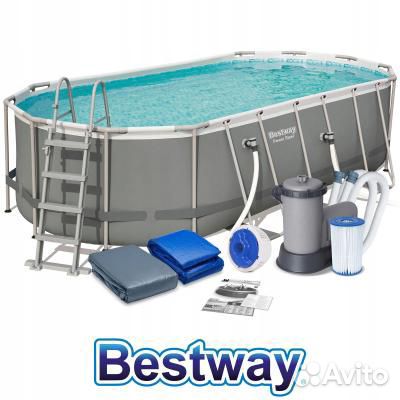 56710 Bestway Каркасный бассейн 549х274х122.13430л