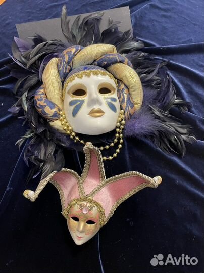 Итальянская венецианская маска декор