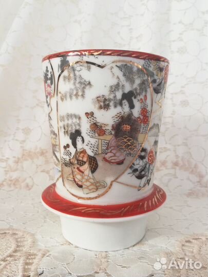 Фарфоровая кружка заварник Гейши 20е годы