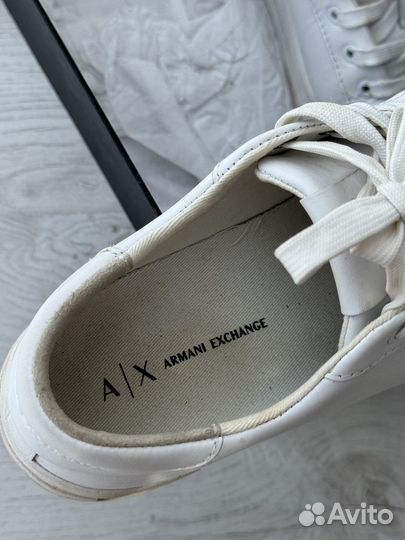 Кеды кроссовки белые женские Armani exchange