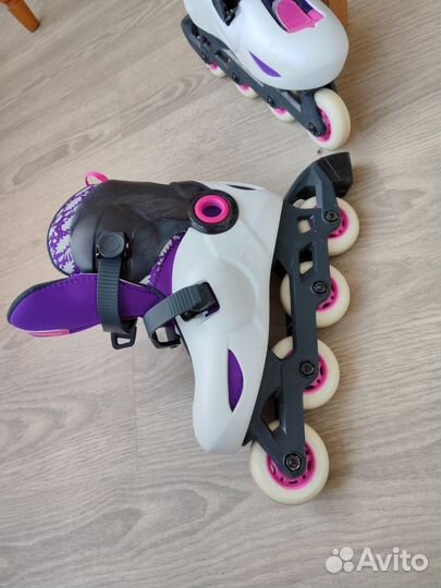 Роликовые коньки детские раздвижные 32-34