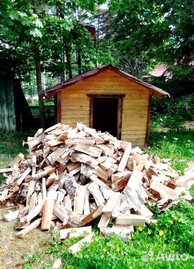 Дрова колотые Береза