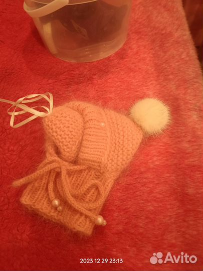 Шапка шлем для маленькой собачки