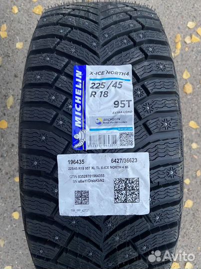 Michelin X-Ice North 4 225/45 R18 и 255/40 R18
