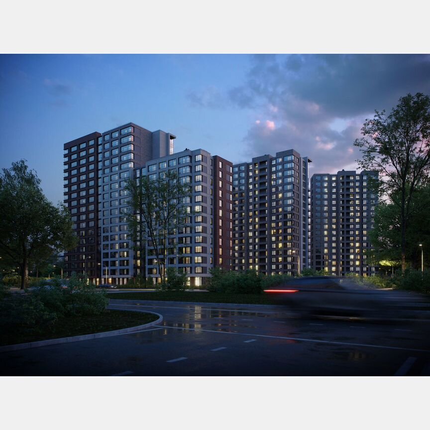 1-к. квартира, 37 м², 4/18 эт.