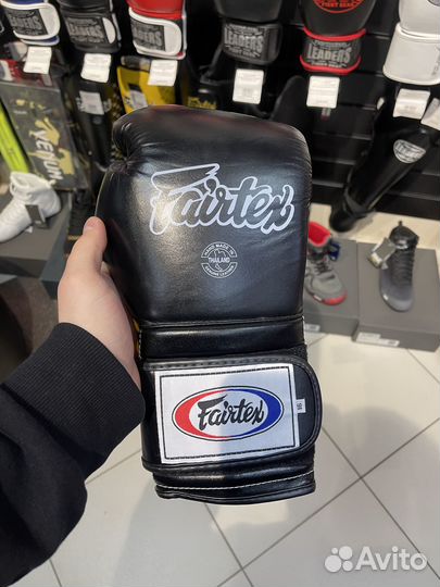 BGV9 Перчатки бокс. Кожа. Цвет: Черный