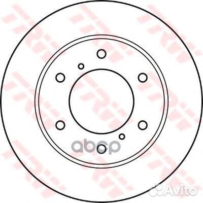 Тормозной диск DF4920 TRW