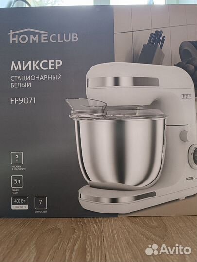 Миксер планетарный homeclub