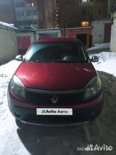 Renault Sandero Stepway 1.6 МТ, 2012, 150 000 км