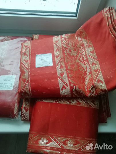 Шторы на тесьме. 145*280. новое