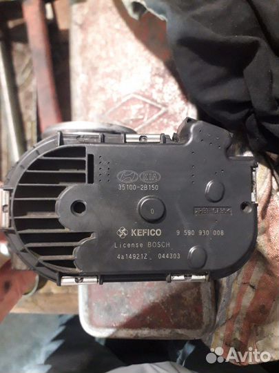 Дросельная заслонка hyundai solaris 1.6