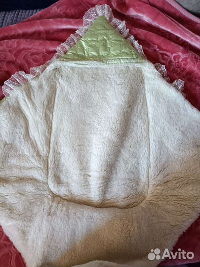 Конверт одеяло на выписку зимний