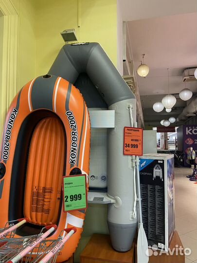 Детская надувная лодка